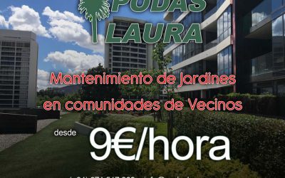 Mantenimiento de jardines en comunidad de vecinos